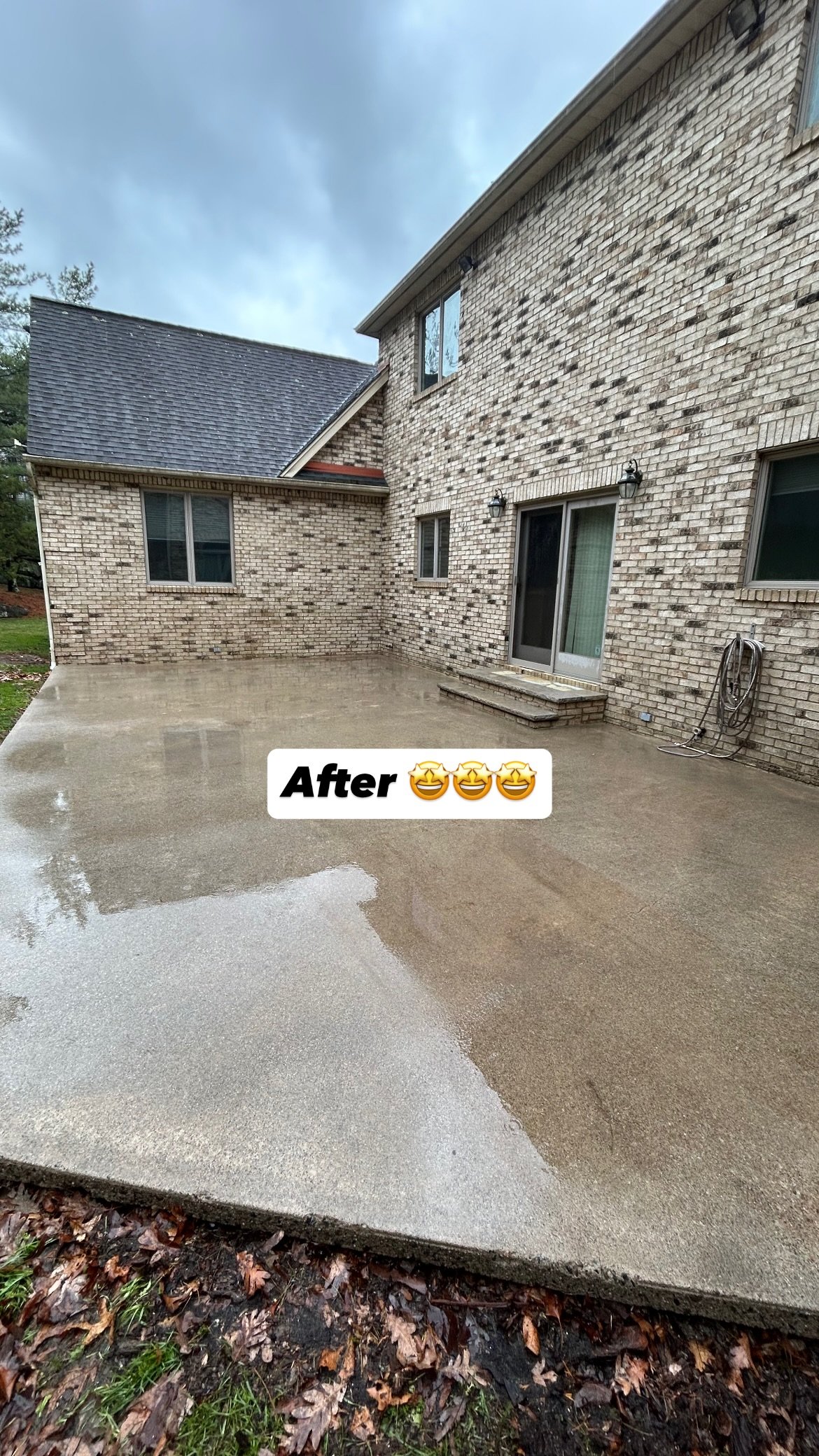 Clean paver walkway after restoration in North Jersey